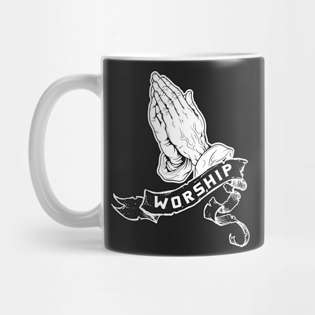 Pray and Worship. Christian Shirts, Hoodies and Gifts by ChristianLifeApparel